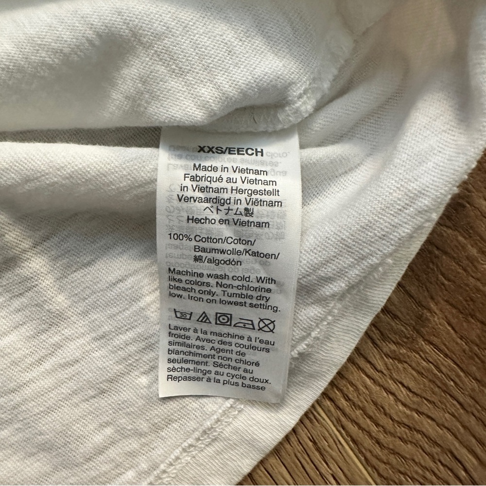 J. Crew Women’s Girlfriend Short-Sleeve Crewneck Tee White in Size XXS EUC - Picture 3 of 12